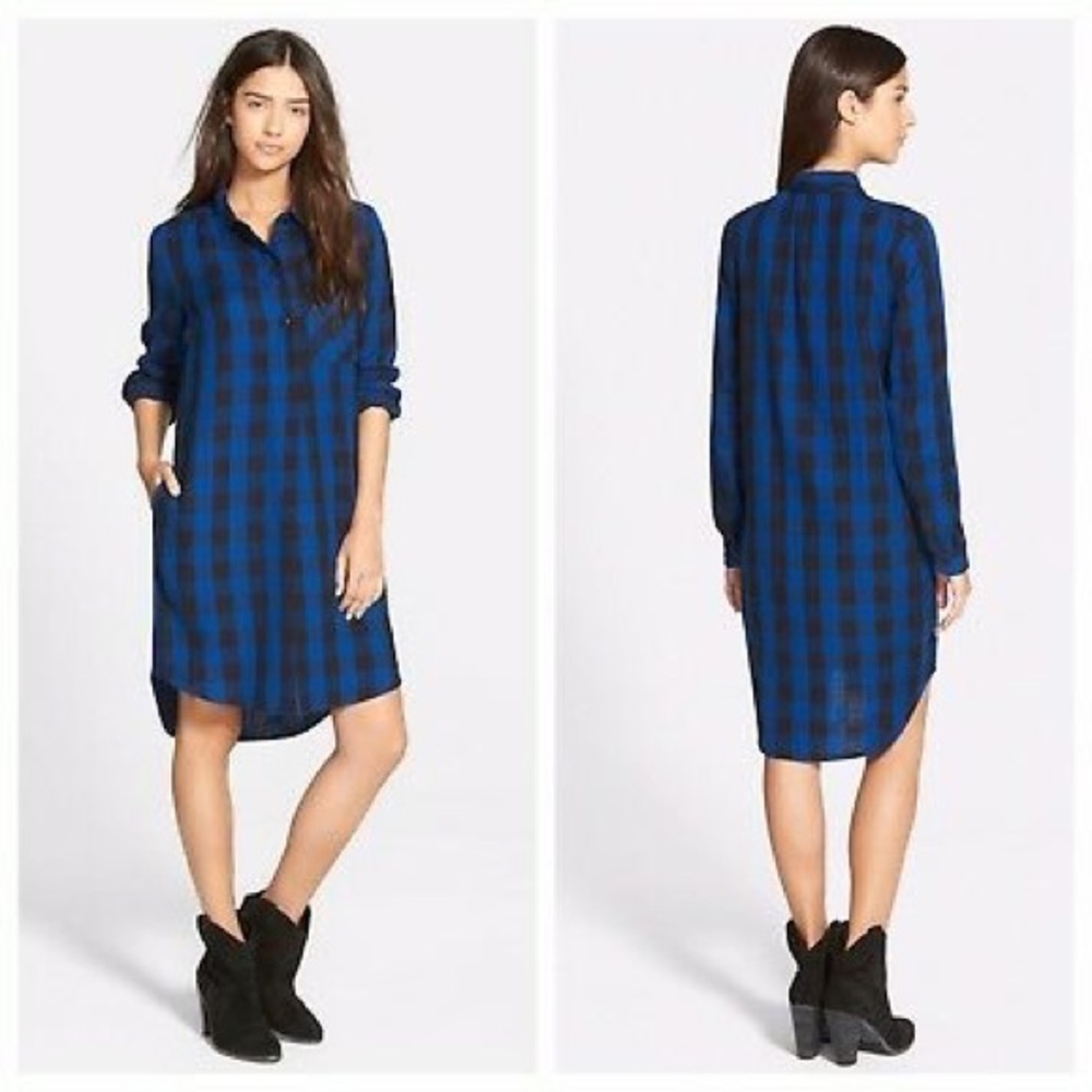 Madewell plaid tunic/dress